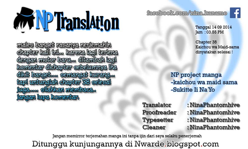 Kaichou Wa Maid Sama Chapter 38 Gambar 33