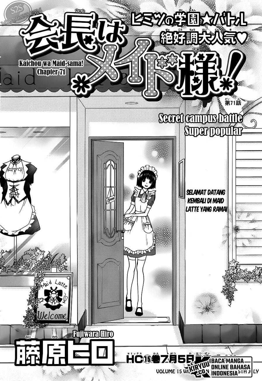 Kaichou Wa Maid Sama Chapter 71 Gambar 3