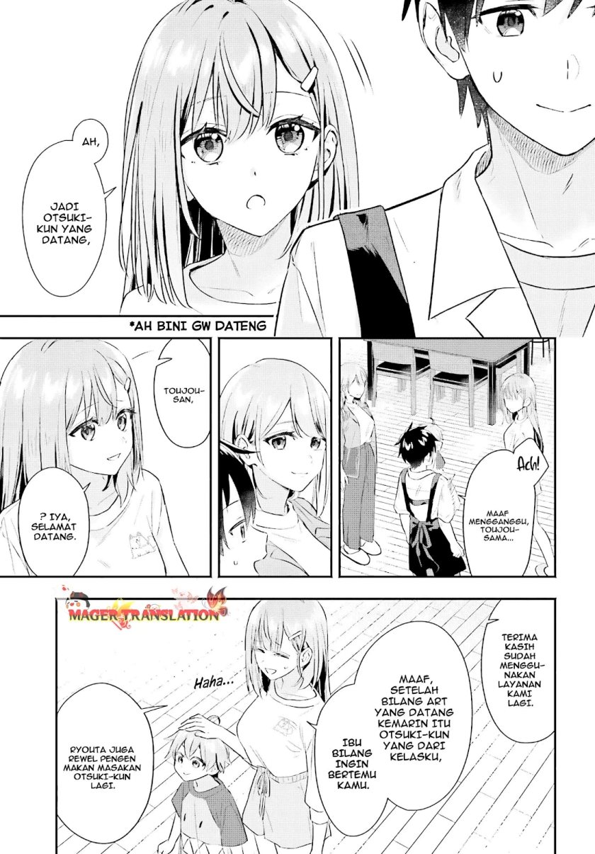 Kajidaikou no Arbeit wo Hajimetara Gakuen Ichi no Bishoujo no Kazoku ni Kiniirarechaimashita Chapter 04 Gambar 8