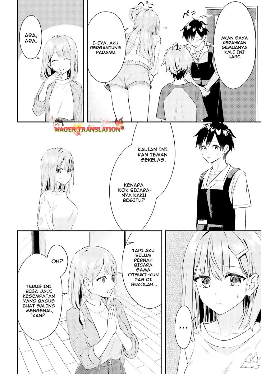 Kajidaikou no Arbeit wo Hajimetara Gakuen Ichi no Bishoujo no Kazoku ni Kiniirarechaimashita Chapter 04 Gambar 9