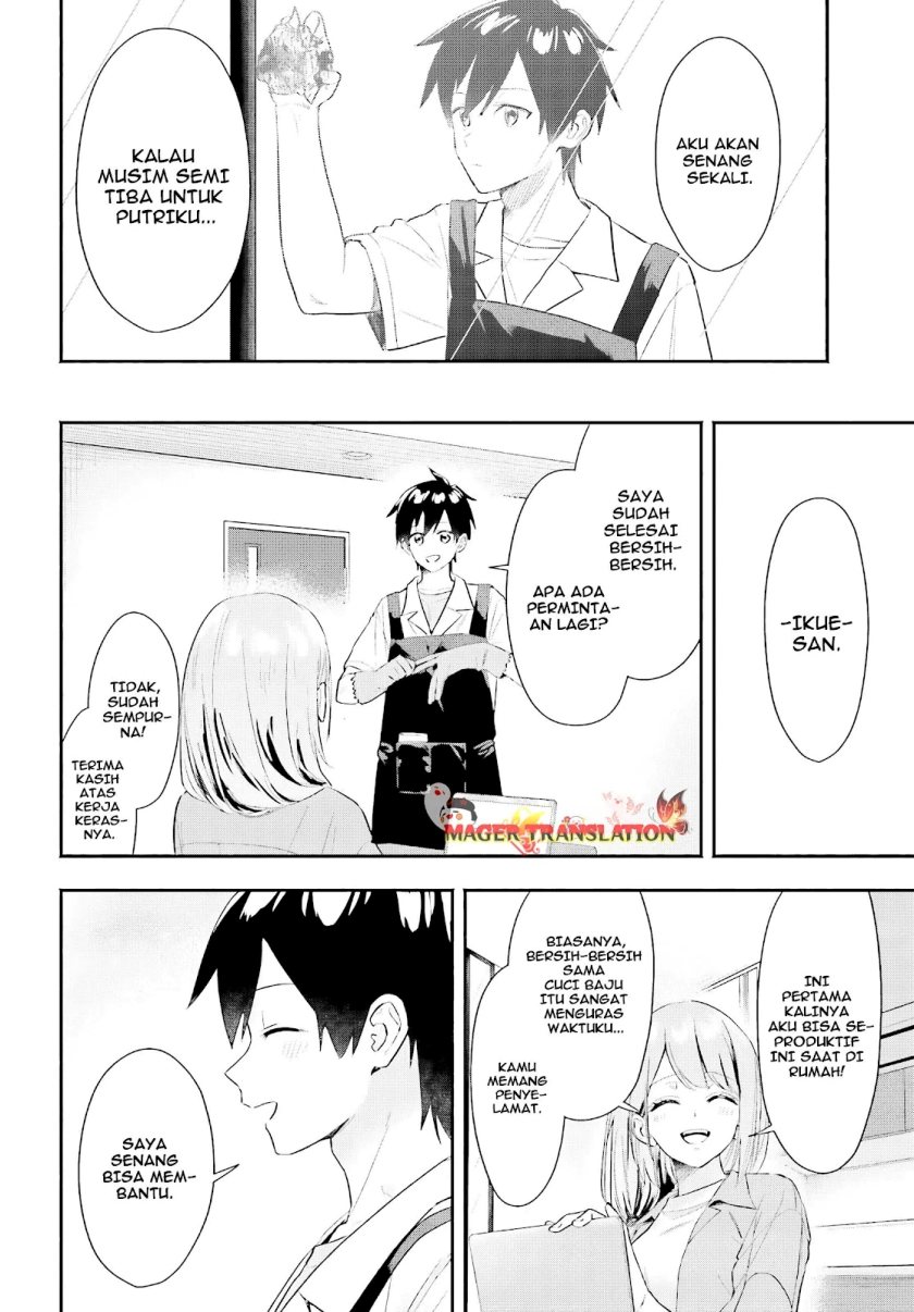 Kajidaikou no Arbeit wo Hajimetara Gakuen Ichi no Bishoujo no Kazoku ni Kiniirarechaimashita Chapter 04 Gambar 17