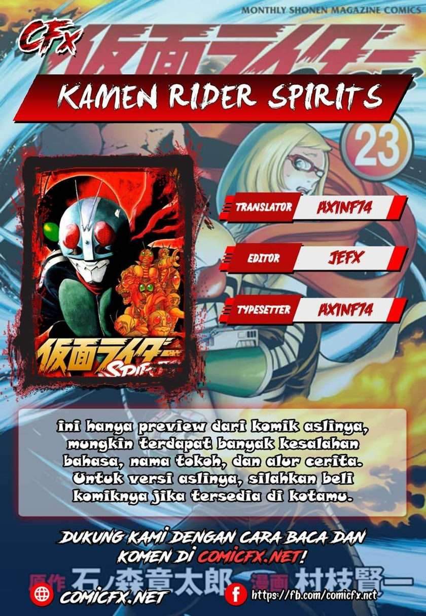 Kamen Rider Spirits Chapter 01.1 Gambar 1
