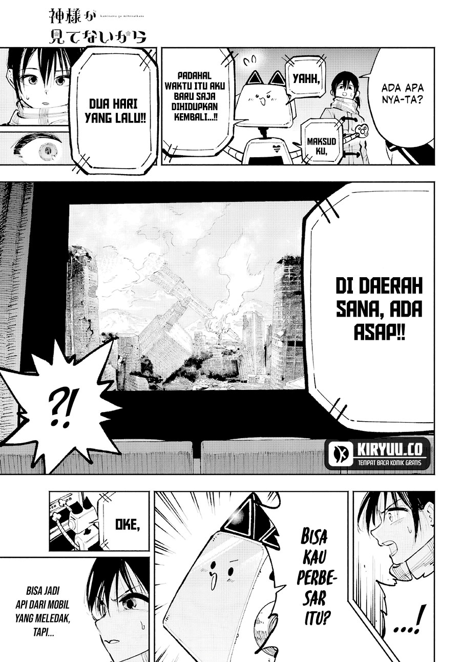 Kami-sama ga Mitenai kara Chapter 04 Gambar 45