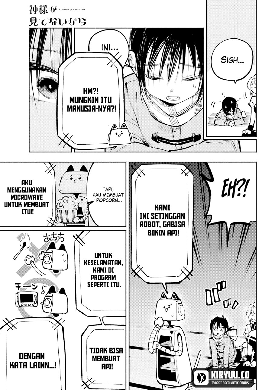 Kami-sama ga Mitenai kara Chapter 04 Gambar 49