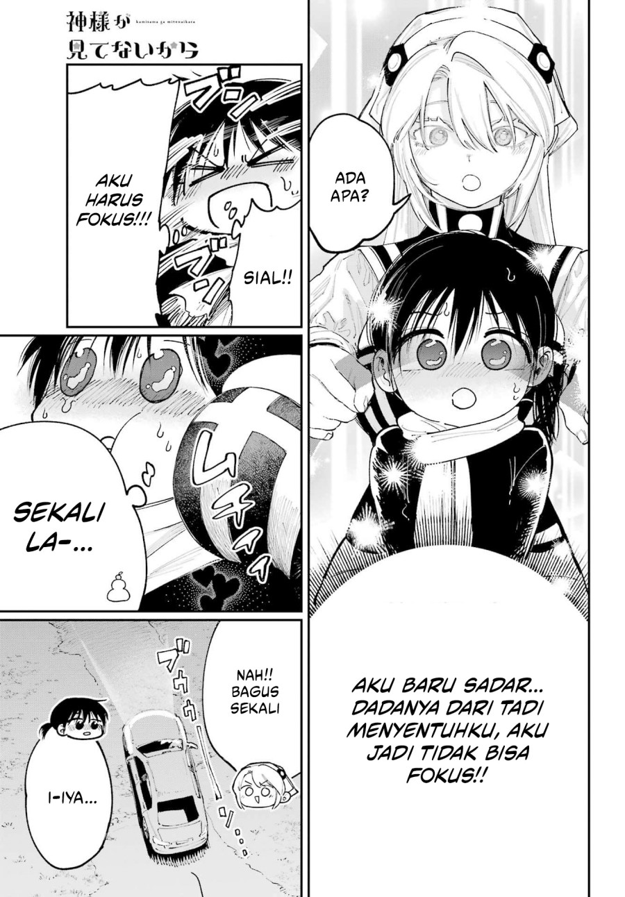 Kami-sama ga Mitenai kara Chapter 13.2 Gambar 6
