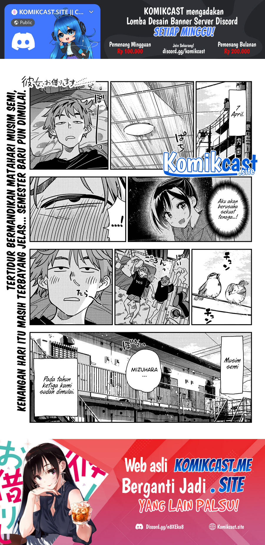 Kanojo, Okarishimasu Chapter 245 Gambar 2