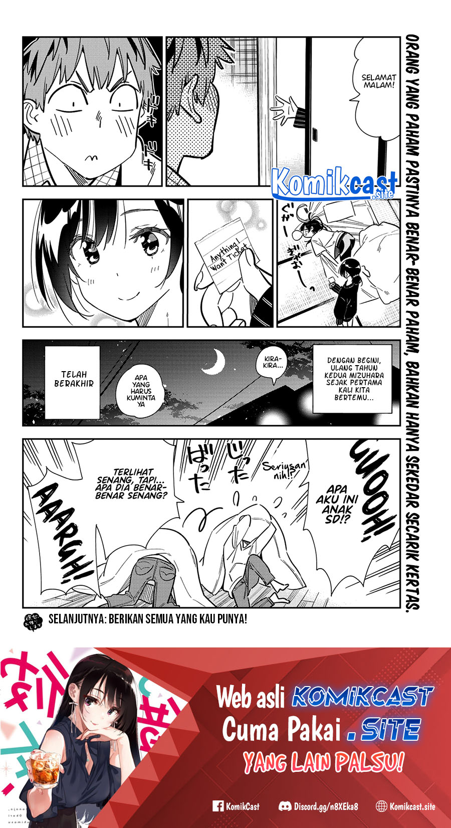 Kanojo, Okarishimasu Chapter 271 Gambar 20