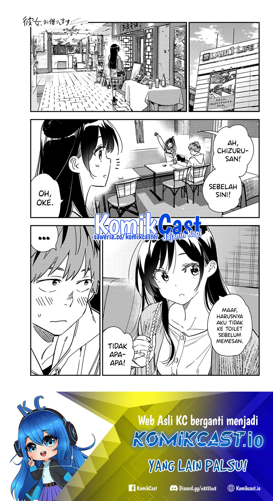 Kanojo, Okarishimasu Chapter 280 Gambar 2