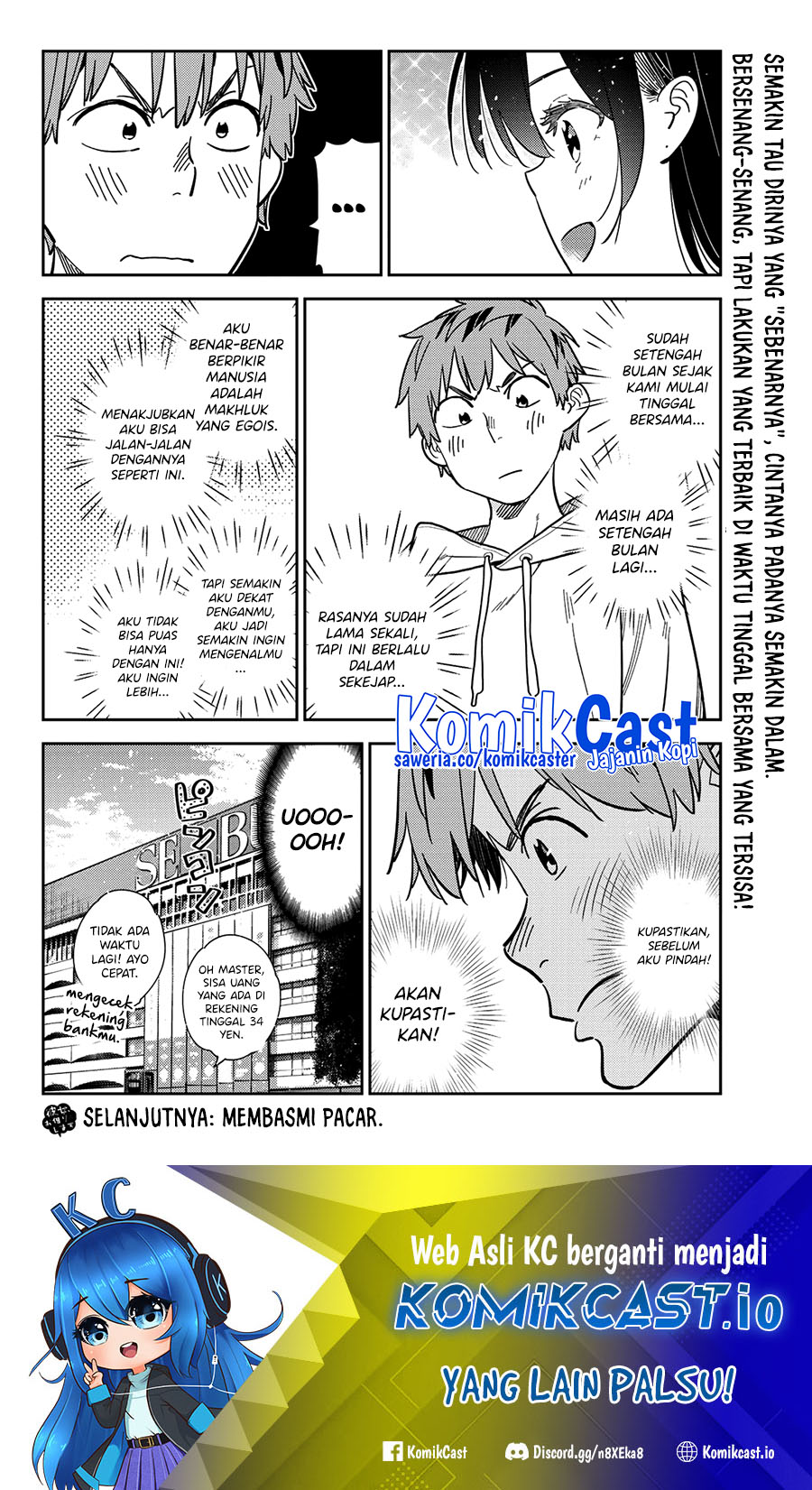 Kanojo, Okarishimasu Chapter 280 Gambar 19