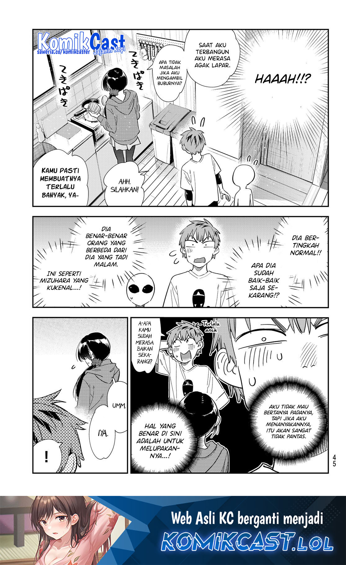 Kanojo, Okarishimasu Chapter 307 Gambar 6