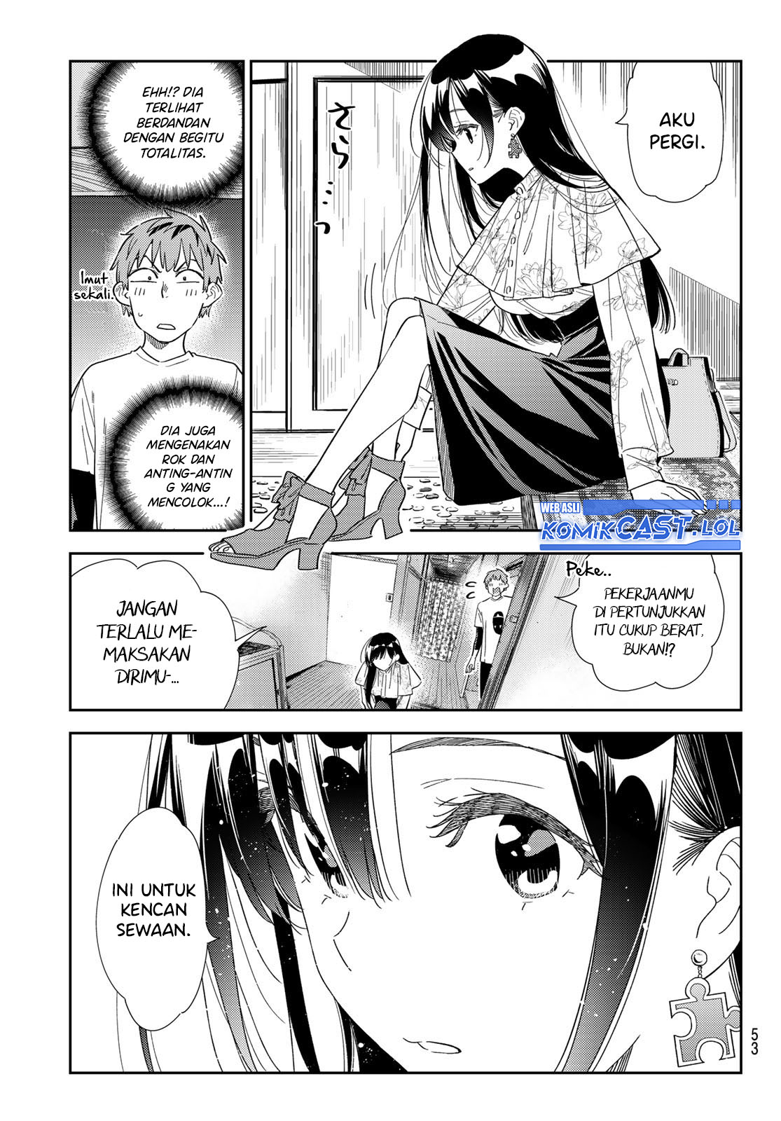 Kanojo, Okarishimasu Chapter 307 Gambar 14
