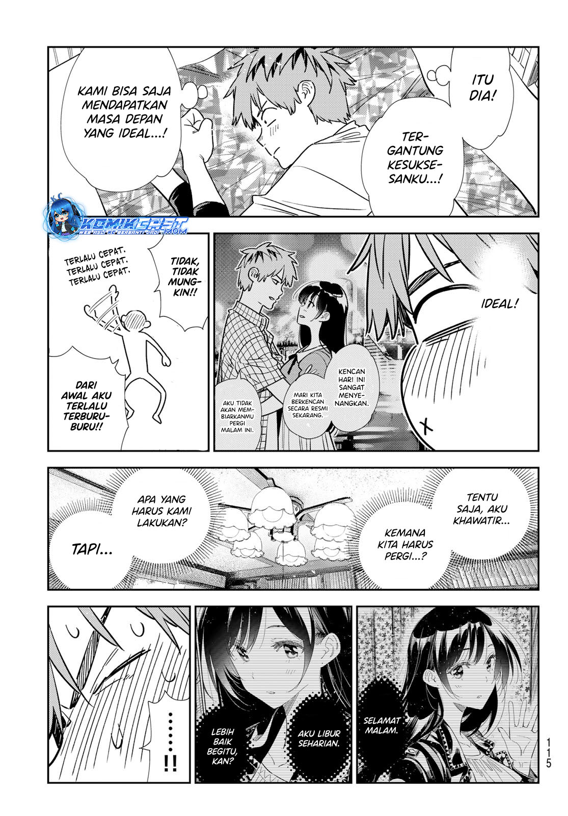 Kanojo, Okarishimasu Chapter 317 Gambar 12