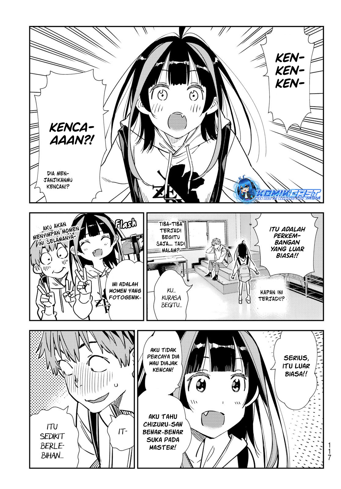 Kanojo, Okarishimasu Chapter 317 Gambar 14