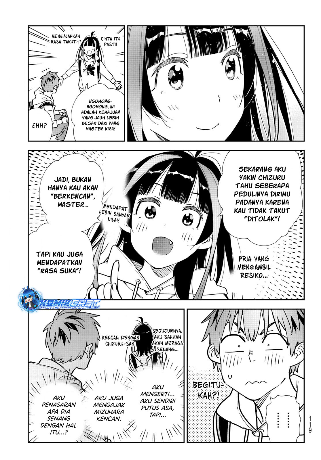 Kanojo, Okarishimasu Chapter 317 Gambar 16