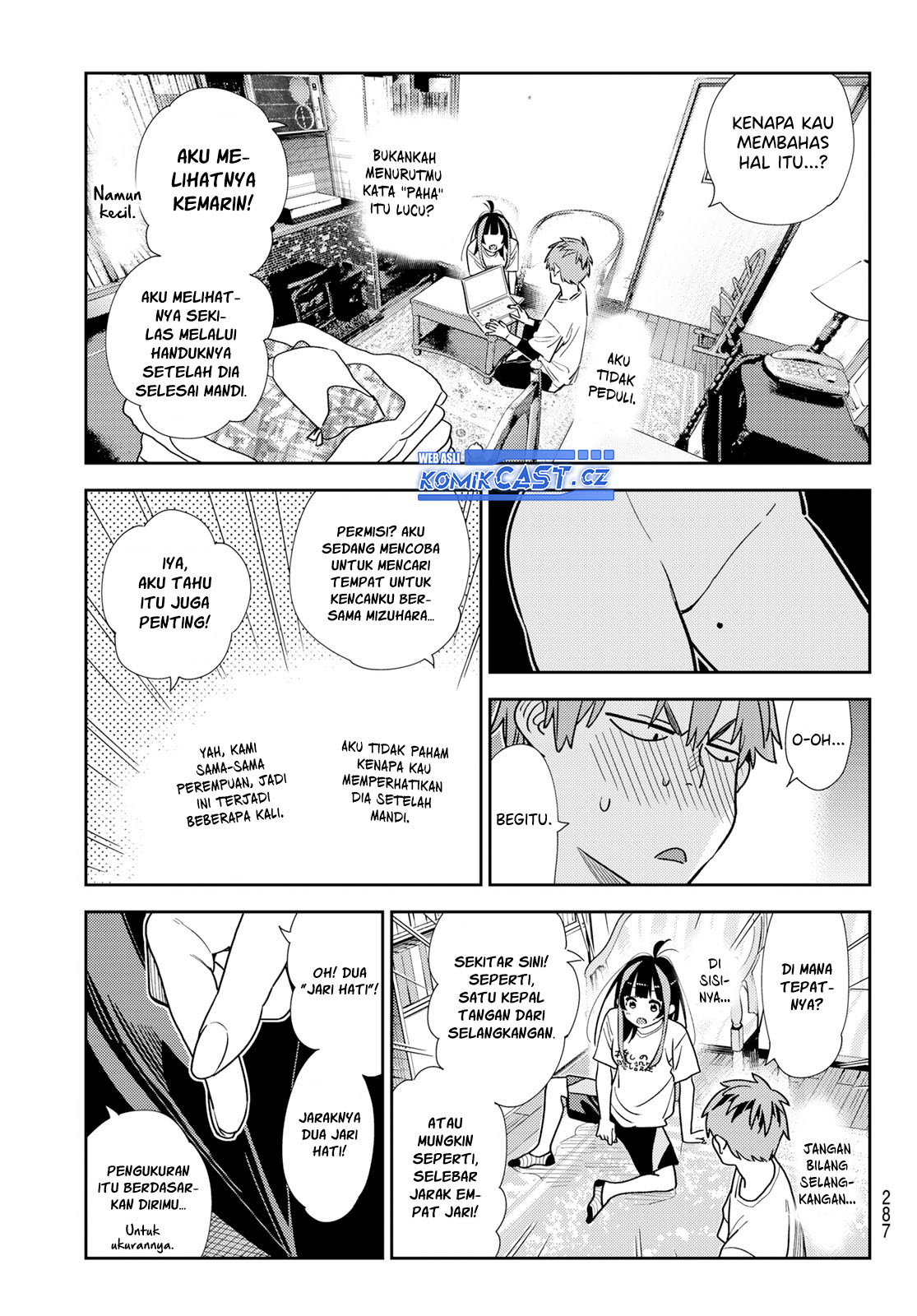 Kanojo, Okarishimasu Chapter 318 Gambar 4