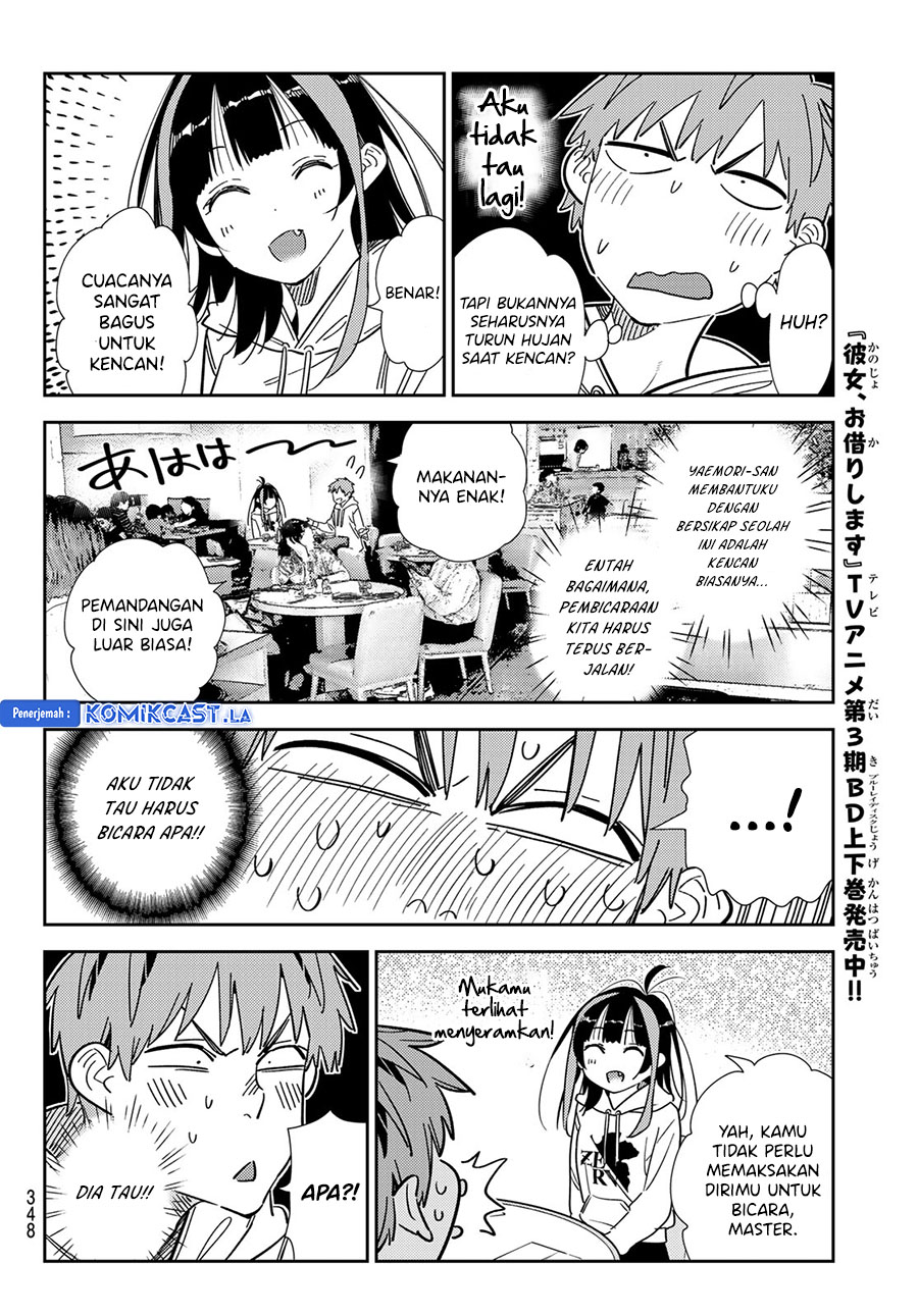 Kanojo, Okarishimasu Chapter 336 Gambar 8