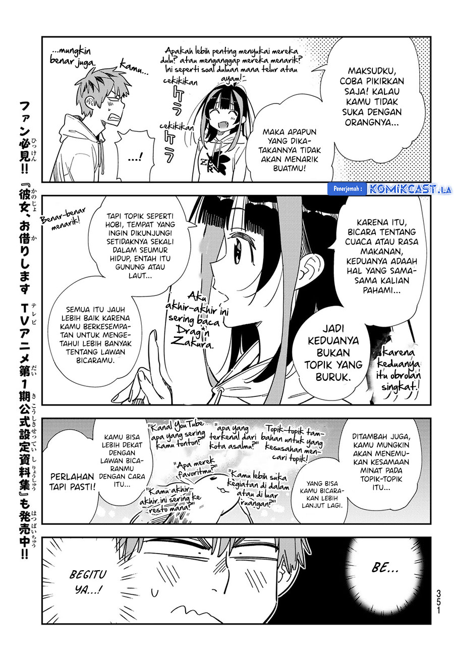 Kanojo, Okarishimasu Chapter 336 Gambar 11