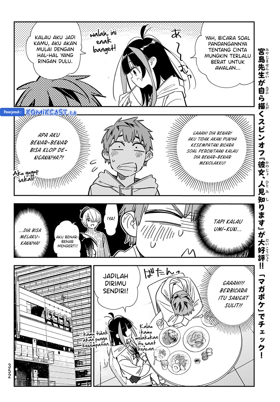 Kanojo, Okarishimasu Chapter 336 Gambar 12