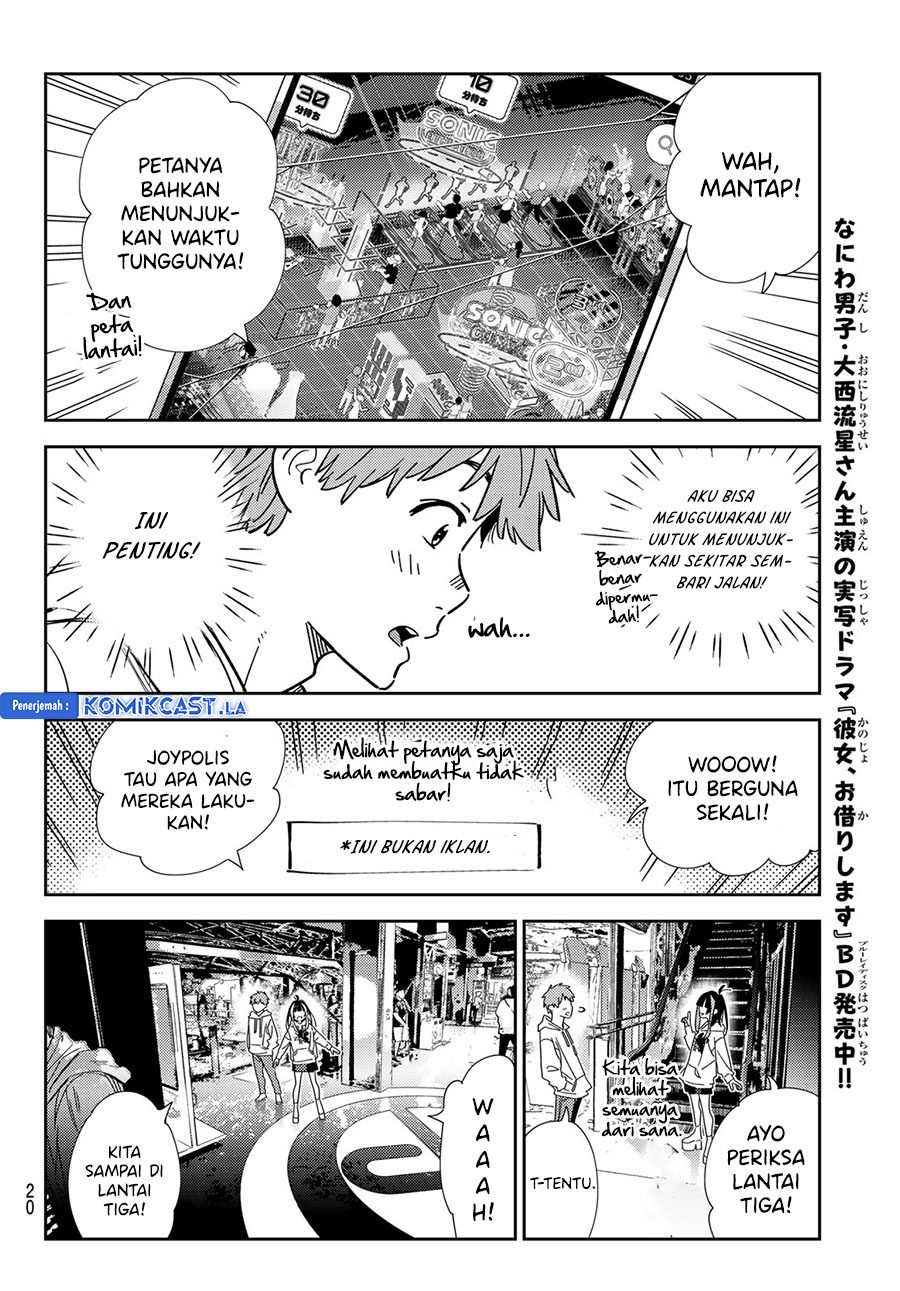 Kanojo, Okarishimasu Chapter 338 Gambar 9