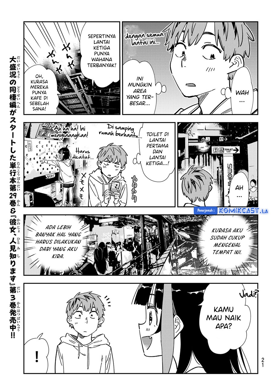 Kanojo, Okarishimasu Chapter 338 Gambar 10