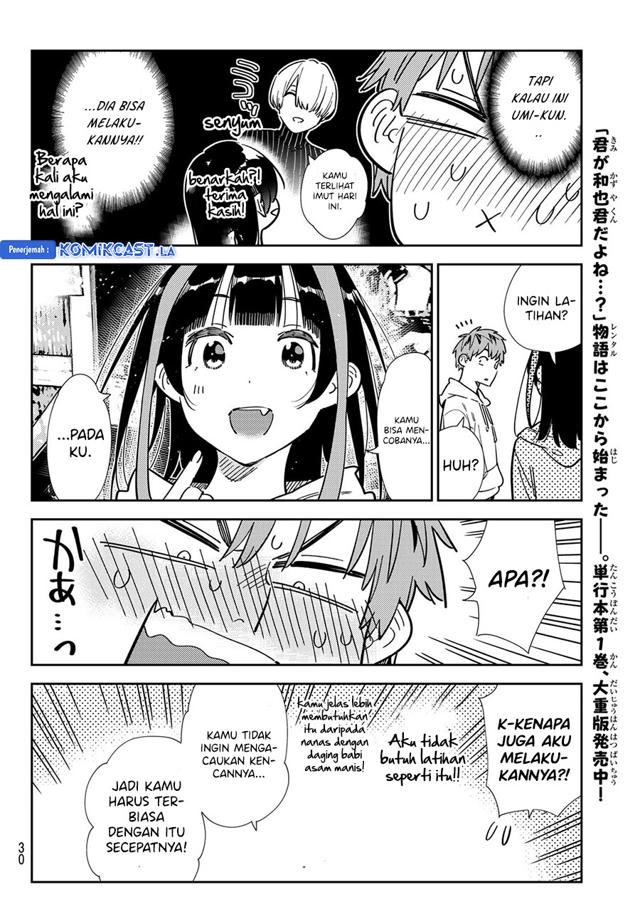 Kanojo, Okarishimasu Chapter 338 Gambar 19