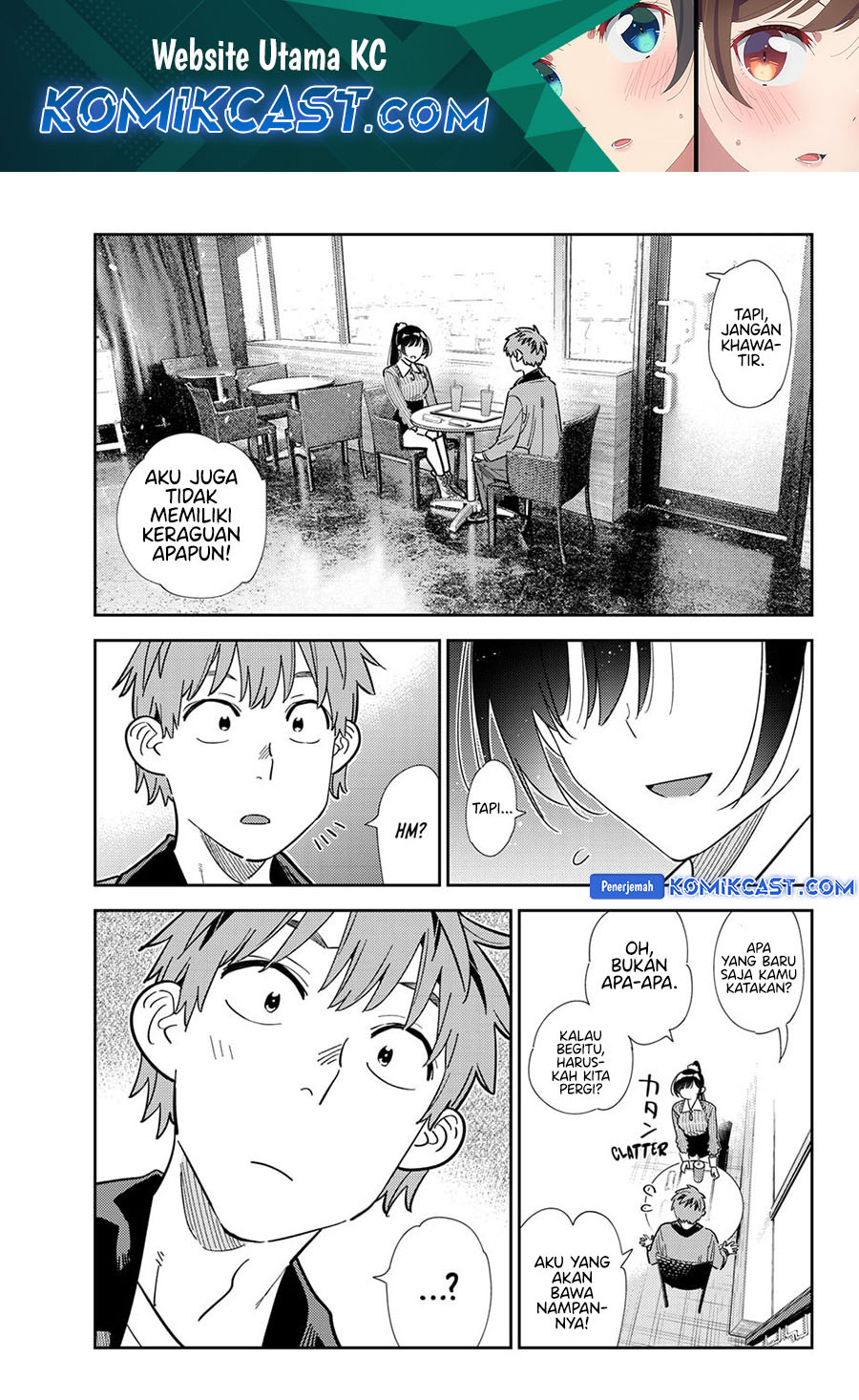Kanojo, Okarishimasu Chapter 369 Gambar 2