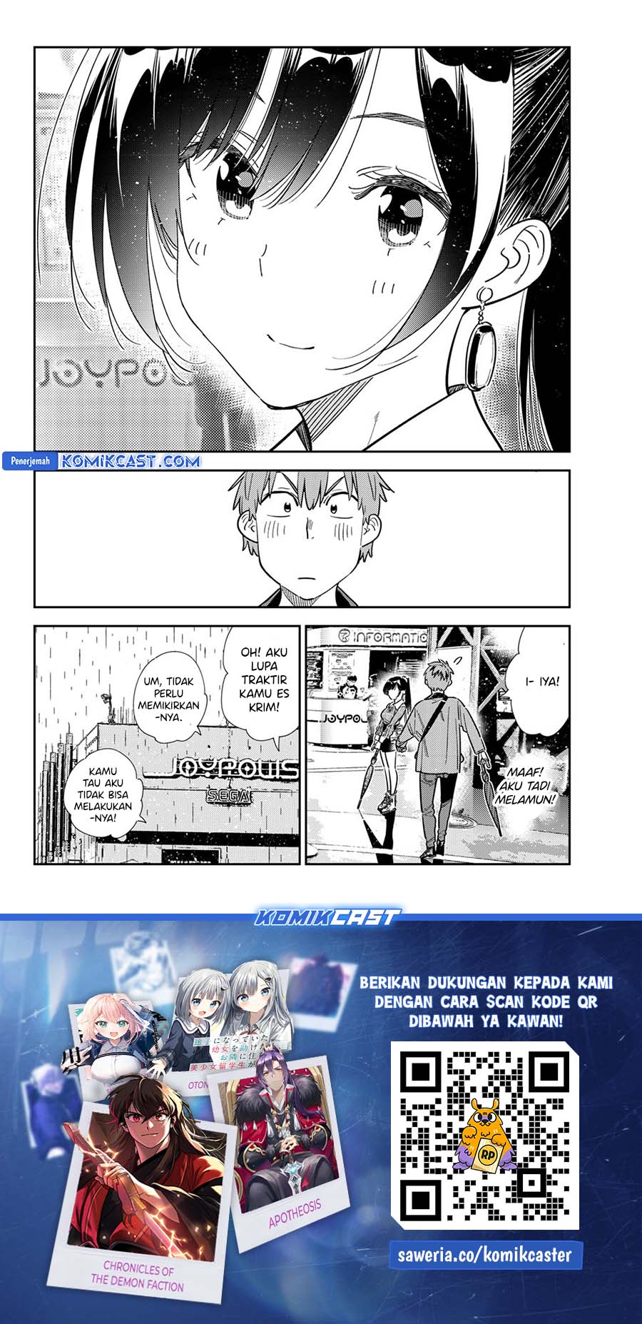Kanojo, Okarishimasu Chapter 374 Gambar 20
