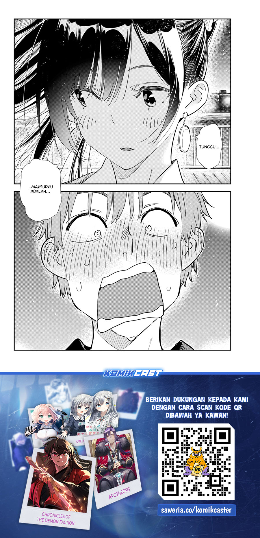 Kanojo, Okarishimasu Chapter 378 Gambar 21