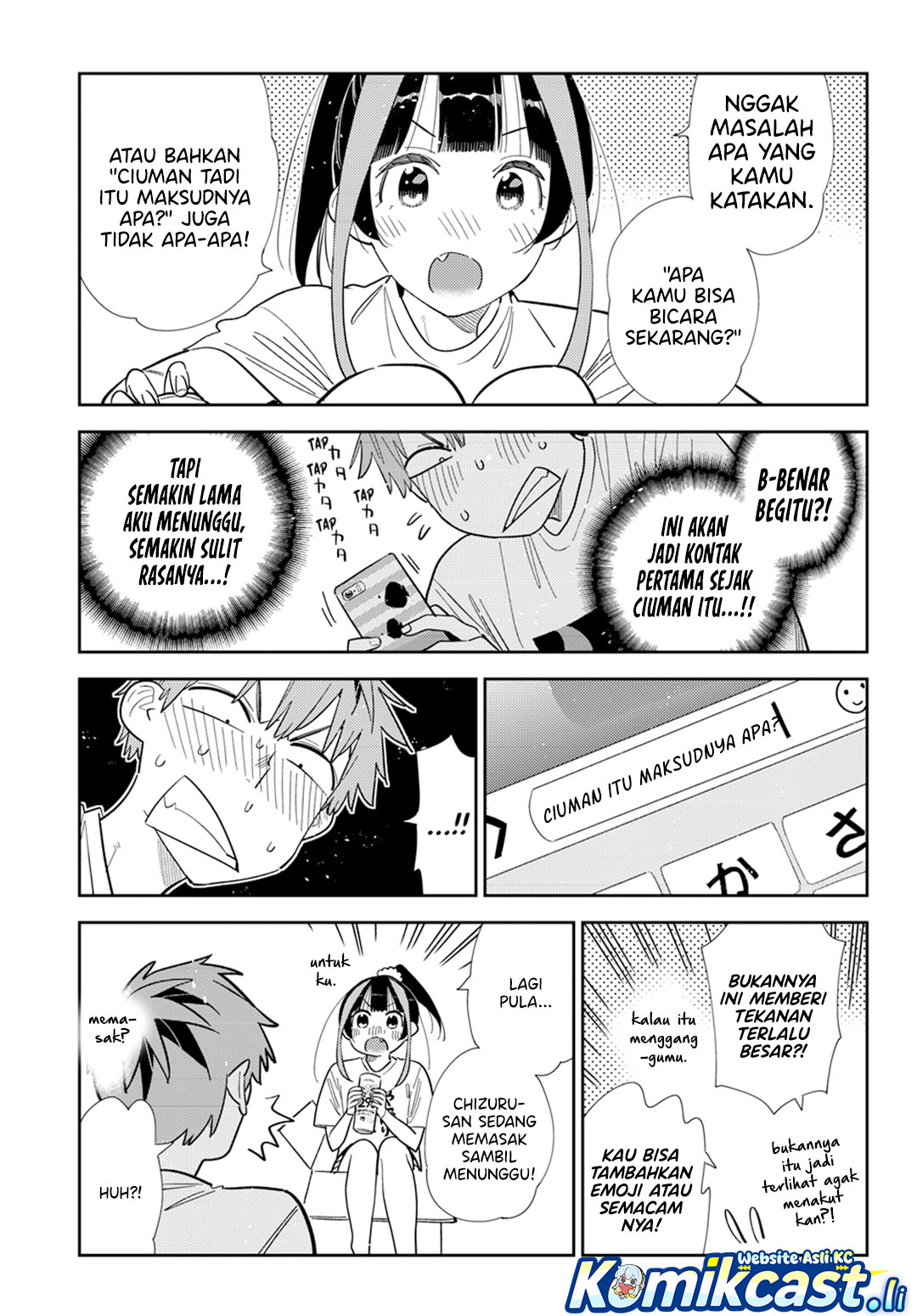 Kanojo, Okarishimasu Chapter 389 Gambar 9