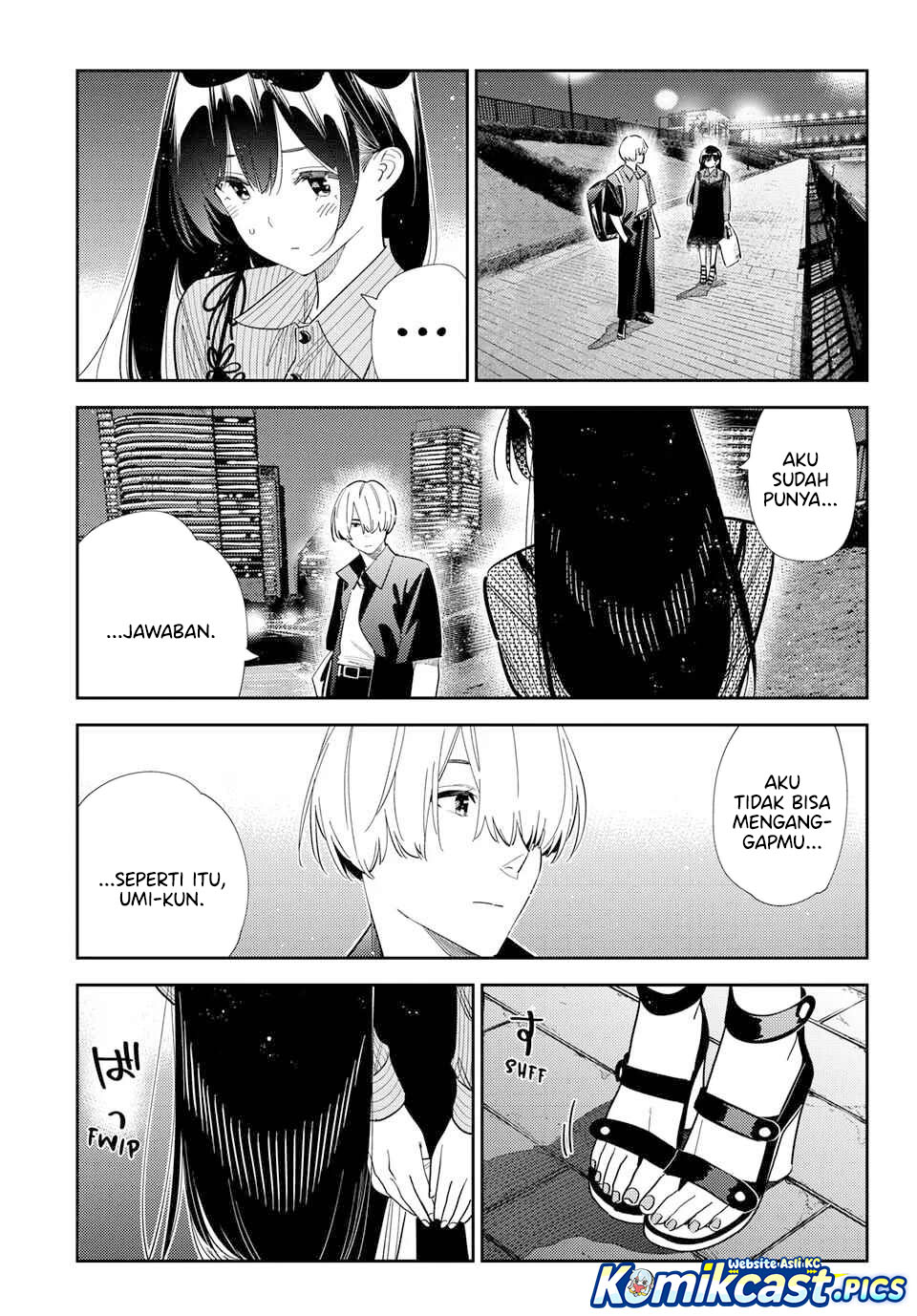 Kanojo, Okarishimasu Chapter 395 Gambar 3