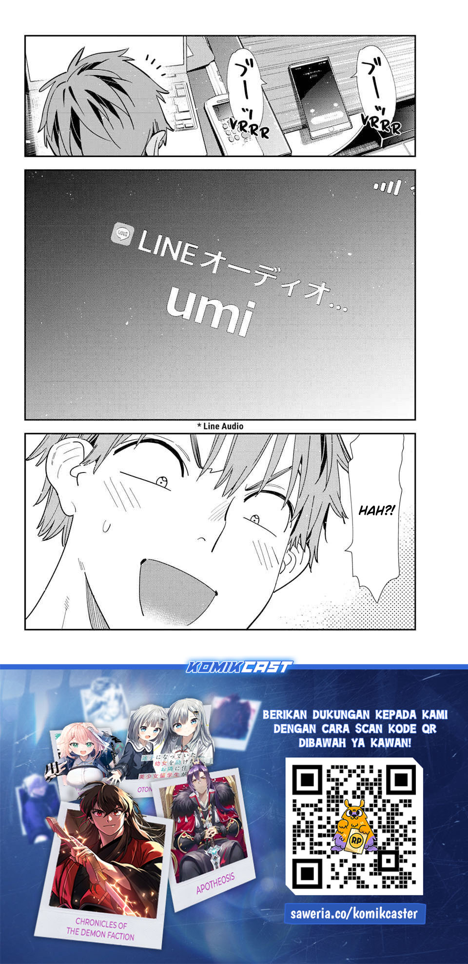 Kanojo, Okarishimasu Chapter 395 Gambar 19