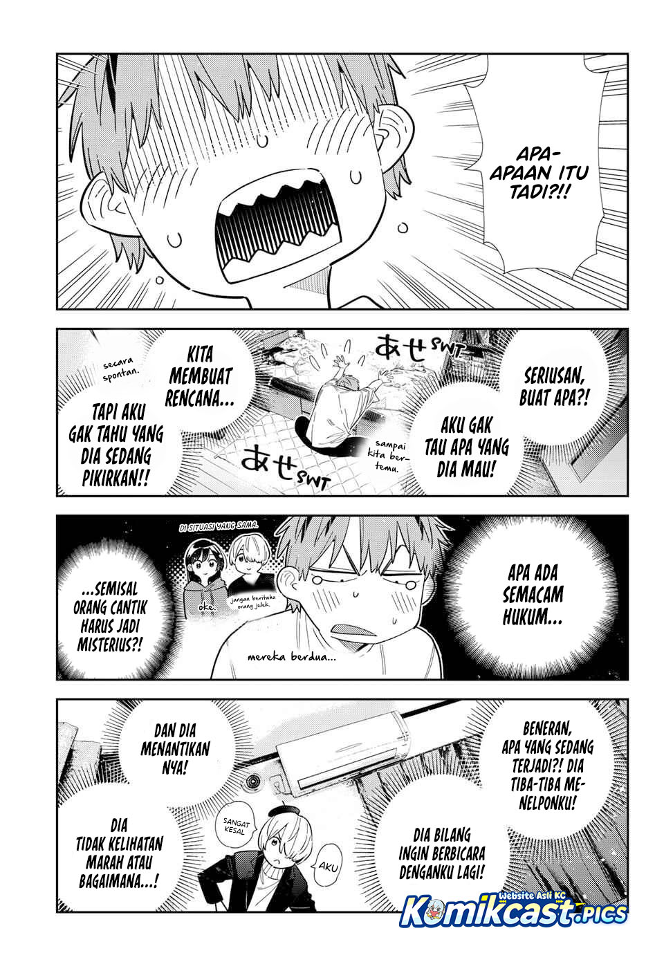 Kanojo, Okarishimasu Chapter 396 Gambar 8