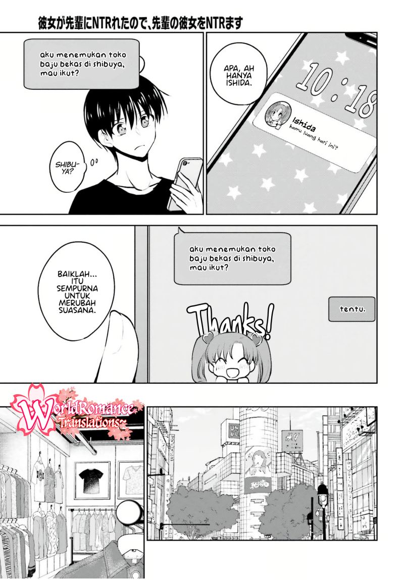 Kanojo ga Senpai ni NTR-reta no de, Senpai no Kanojo wo NTR-masu Chapter 07 Gambar 8