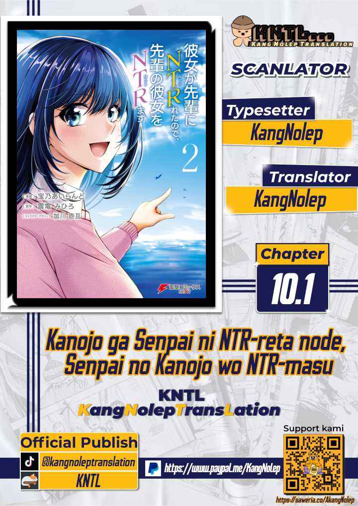 Kanojo ga Senpai ni NTR-reta no de, Senpai no Kanojo wo NTR-masu Chapter 10 Gambar 1