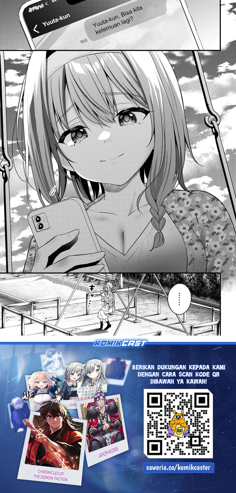 Kanojo ni Uwaki Sareteita Ore ga Koakuma na Kouhai ni Natsukarete Imasu Chapter 24 Gambar 32