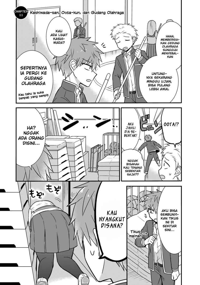 Kao ni denai Kashiwada-san to Kao ni deru Ota-kun Chapter 11 Gambar 1
