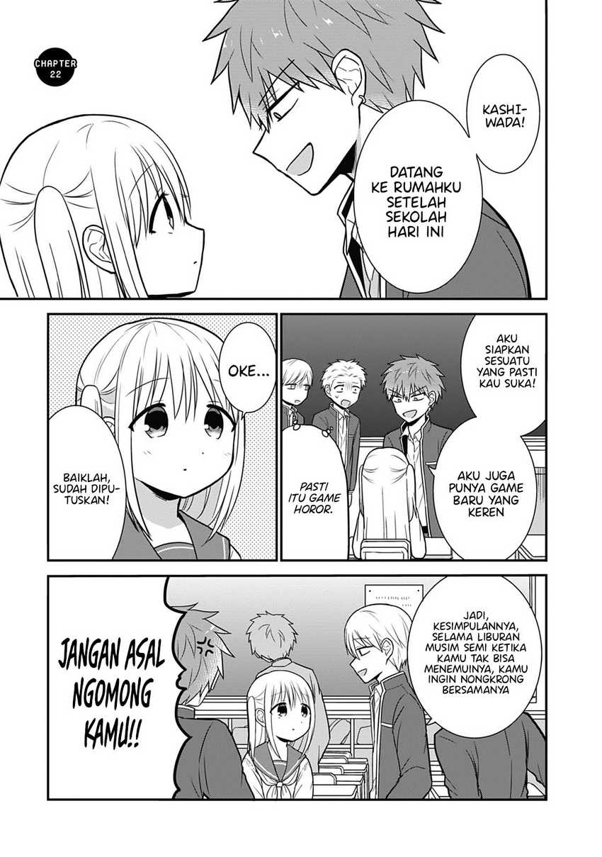 Kao ni denai Kashiwada-san to Kao ni deru Ota-kun Chapter 22 Gambar 1