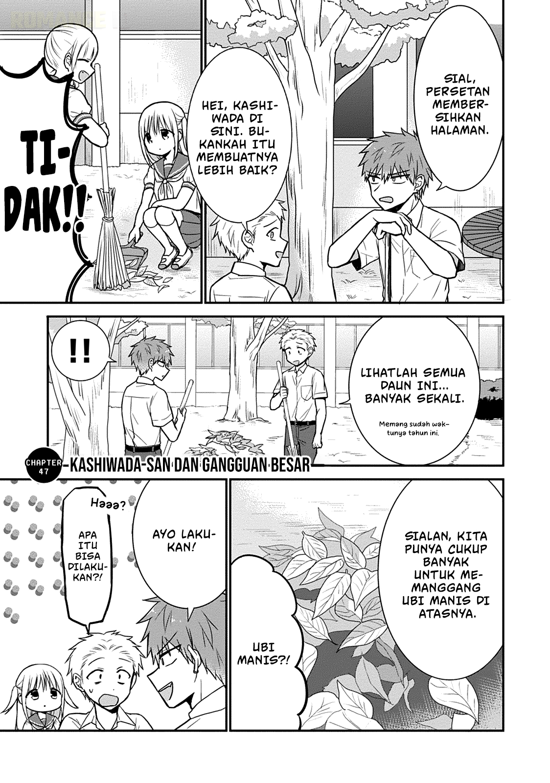 Kao ni denai Kashiwada-san to Kao ni deru Ota-kun Chapter 47 Gambar 2