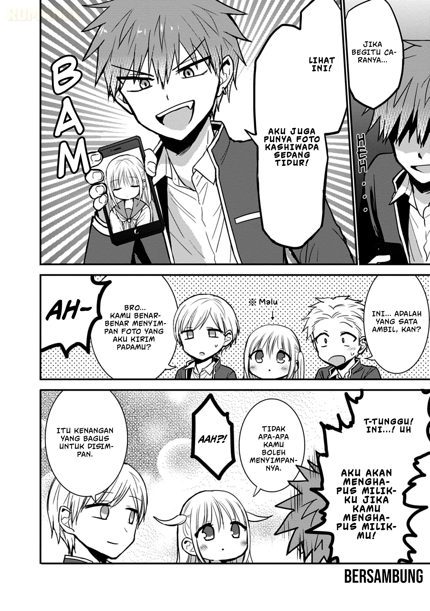 Kao ni denai Kashiwada-san to Kao ni deru Ota-kun Chapter 75 Gambar 9