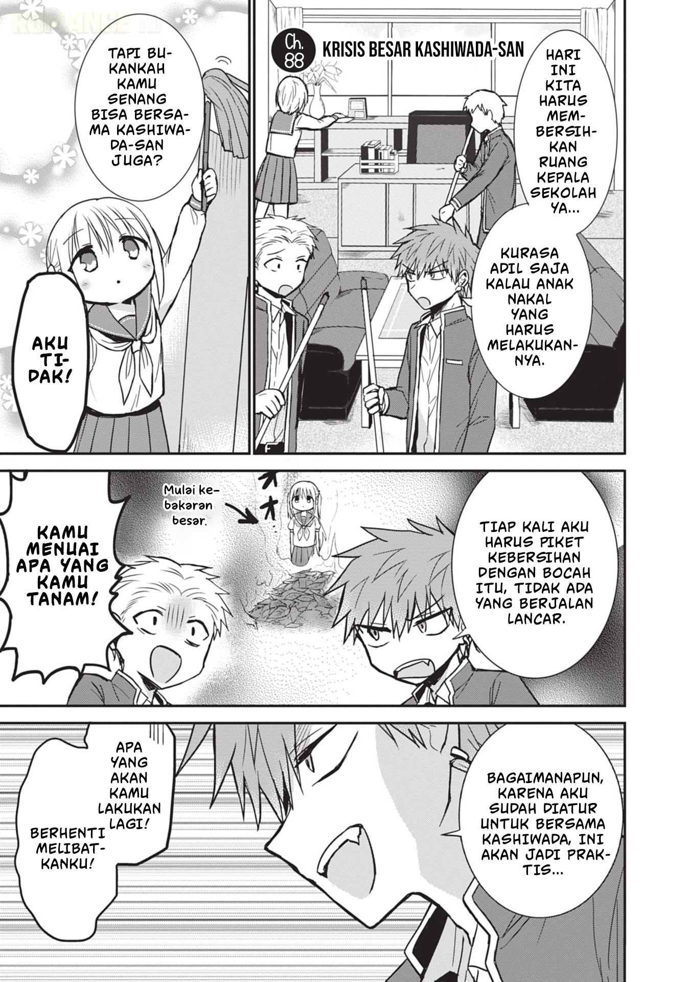 Kao ni denai Kashiwada-san to Kao ni deru Ota-kun Chapter 88 Gambar 3