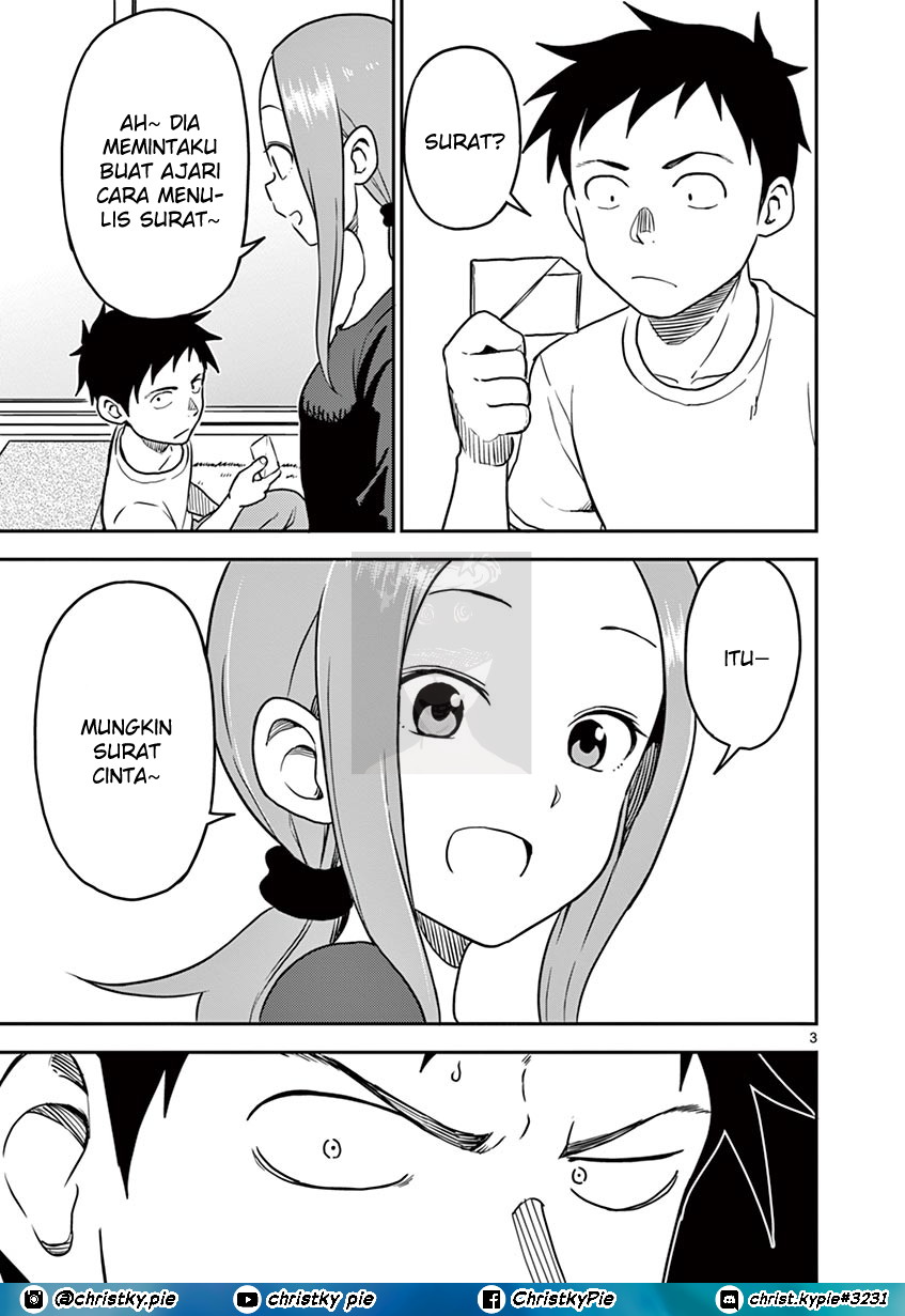 Karakai Jouzu no (Moto) Takagi-san Chapter 91 Gambar 3
