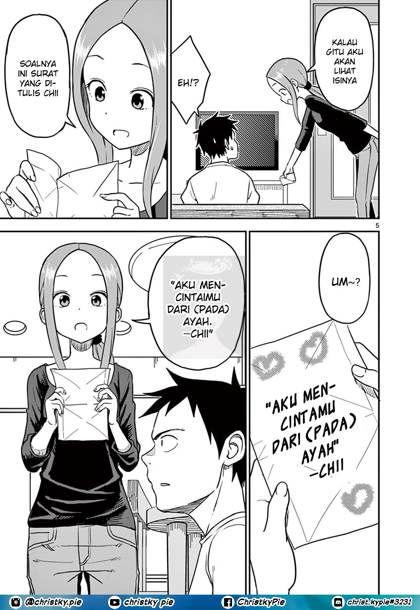 Karakai Jouzu no (Moto) Takagi-san Chapter 91 Gambar 5