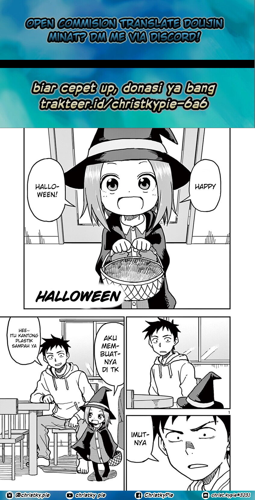 Karakai Jouzu no (Moto) Takagi-san Chapter 110 Gambar 1