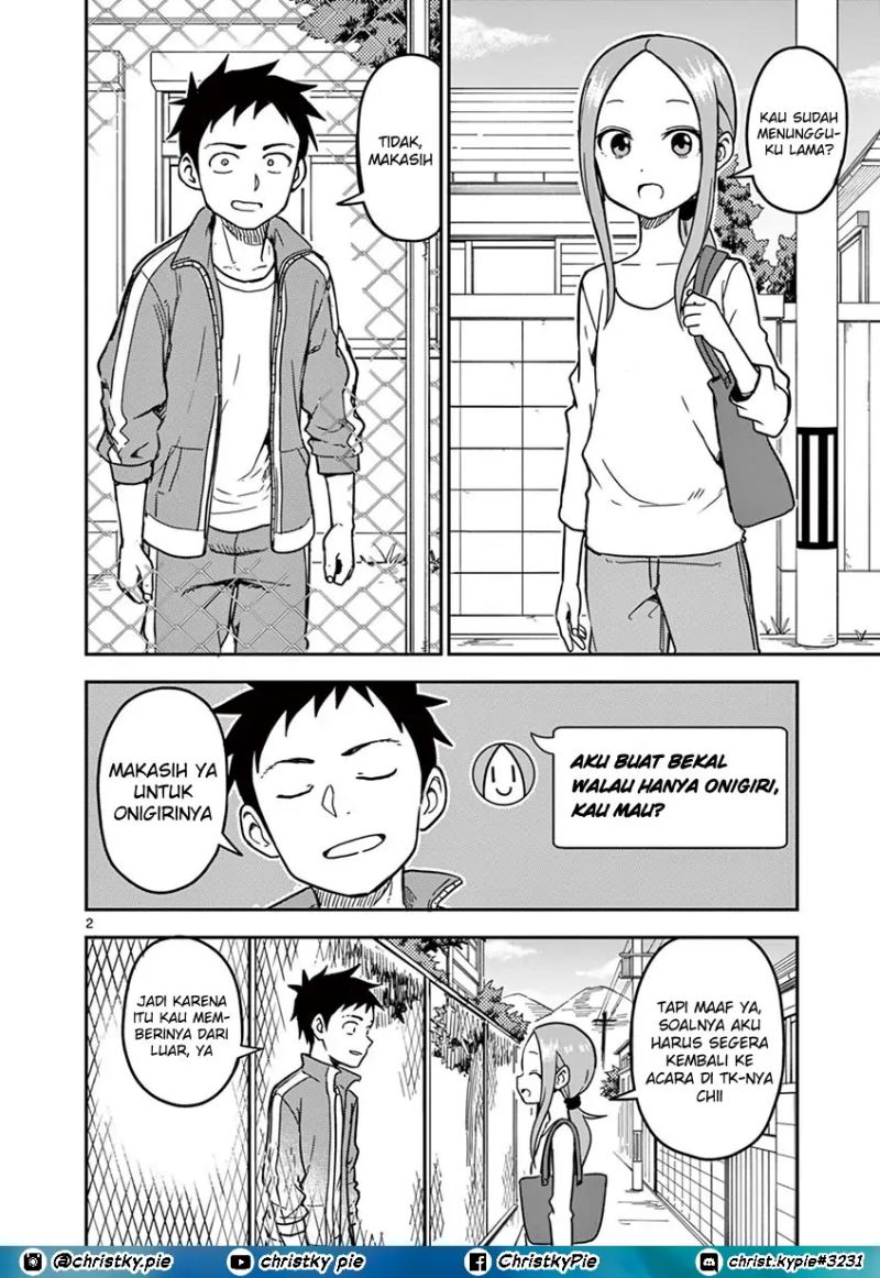 Karakai Jouzu no (Moto) Takagi-san Chapter 136 Gambar 2