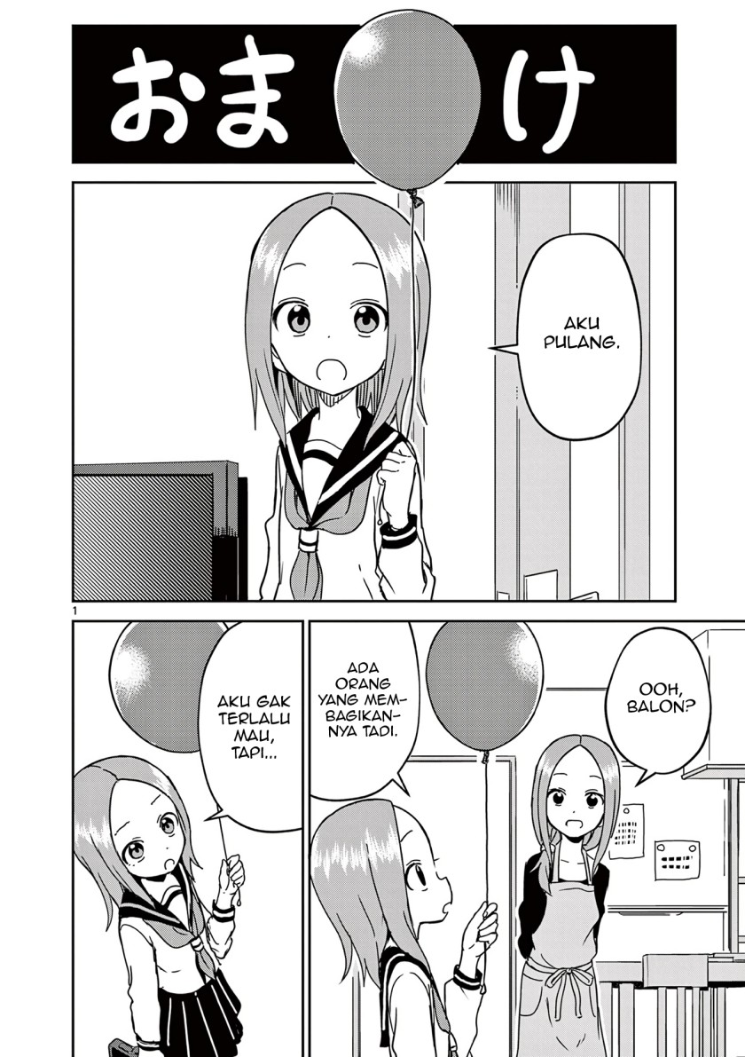 Karakai Jouzu no (Moto) Takagi-san Chapter 155.5 Gambar 1