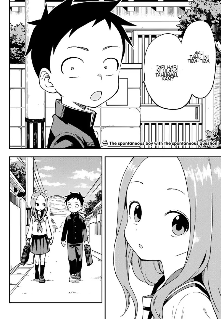 Karakai Jouzu no Takagi-san Chapter 168 Gambar 3