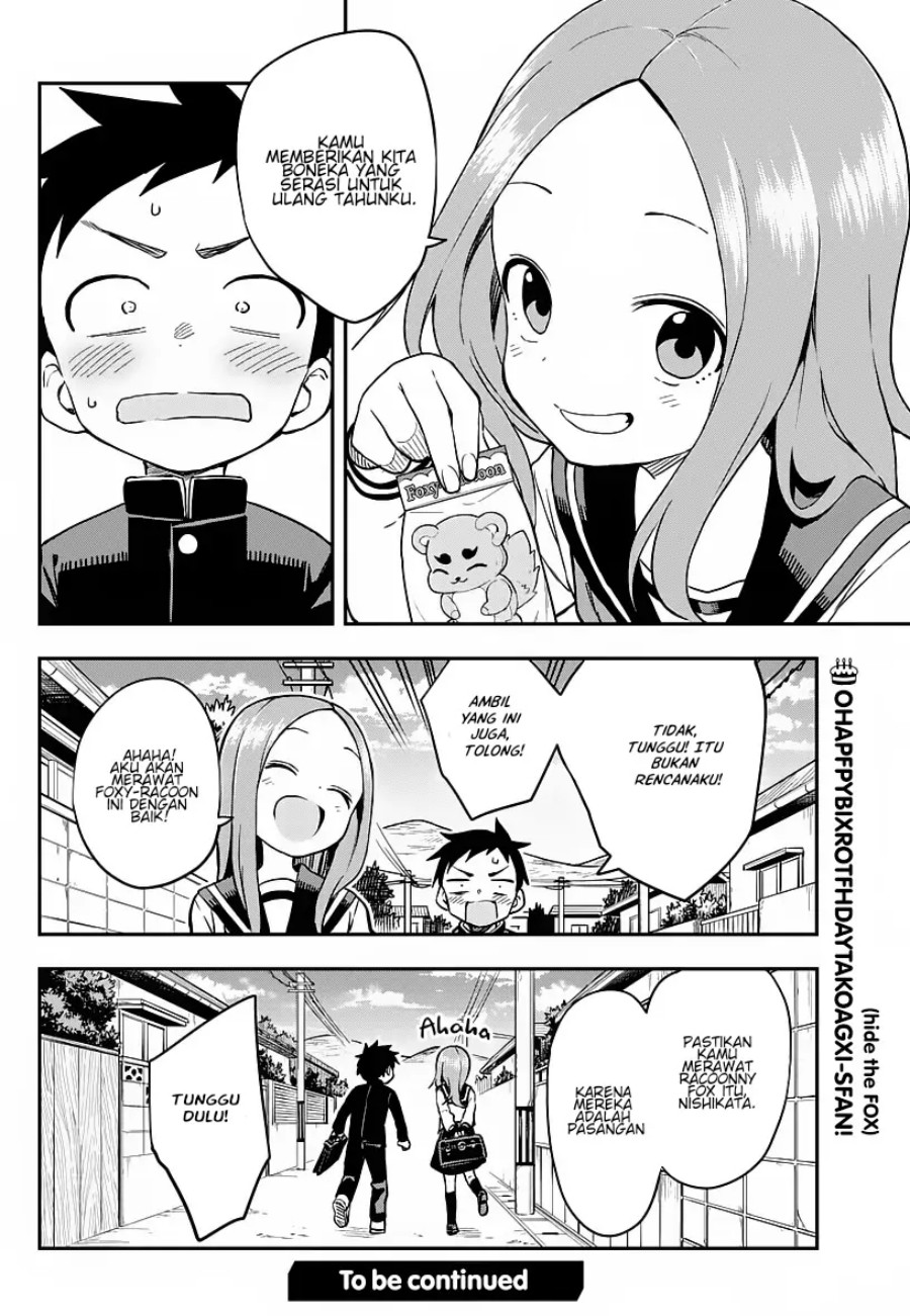Karakai Jouzu no Takagi-san Chapter 168 Gambar 17