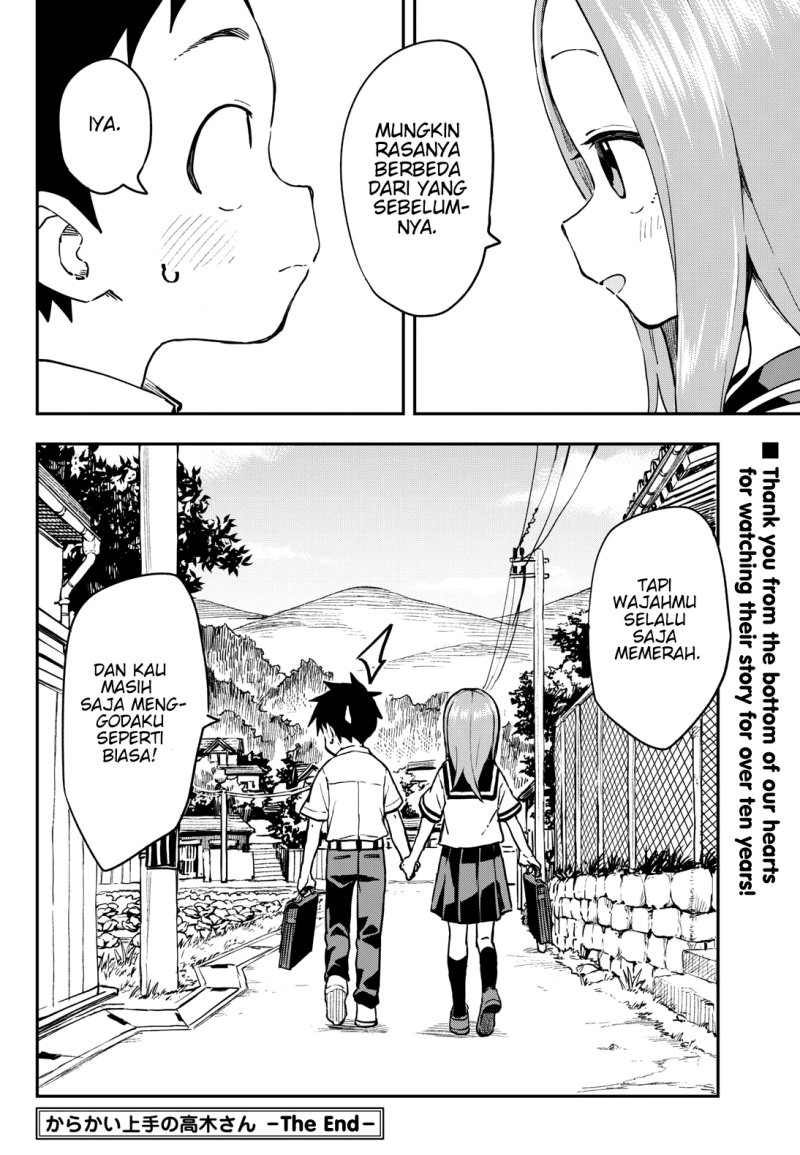Karakai Jouzu no Takagi-san Chapter 177 End Gambar 36
