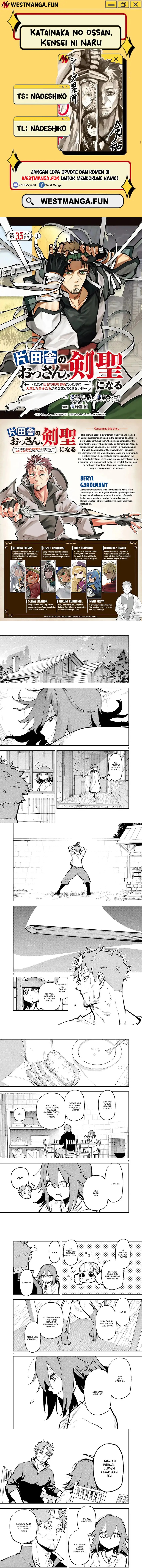 Katainaka no Ossan, Kensei ni Naru ~tada no inaka no kenjutsu shihan datta no ni, taisei shita deshi-tachi ga ore wo hottekurenai ken~ Chapter 35.1 Gambar 1