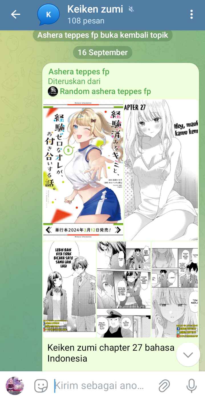 Keiken Zumi na Kimi to, Keikein Zero na Ore ga, Otsukiai Suru Hanashi Chapter 23 Gambar 30